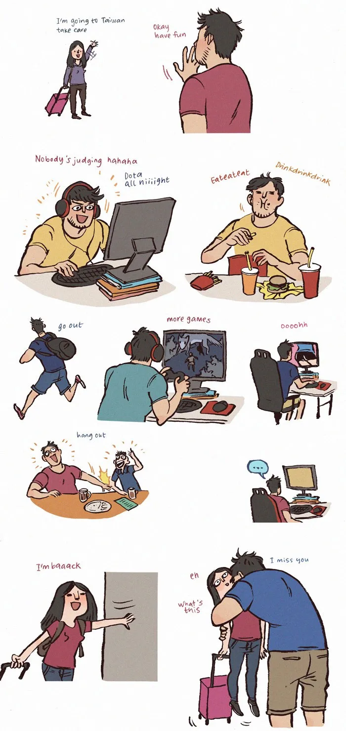 What It's Like To Date A Giant Nerd (42 Pics)