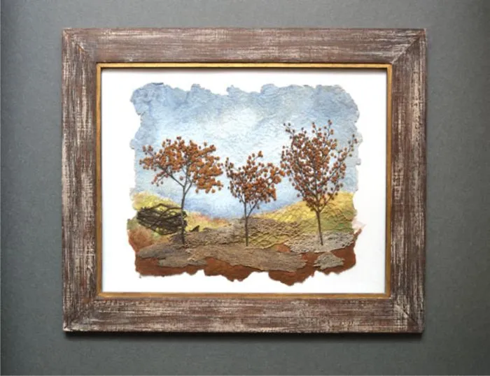 I Use Dried Pressed Plants And Paint To Create Original Artworks