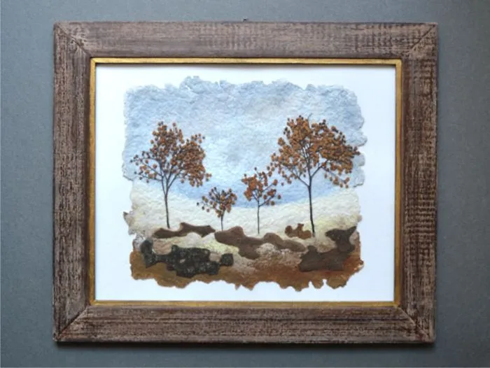 I Use Dried Pressed Plants And Paint To Create Original Artworks