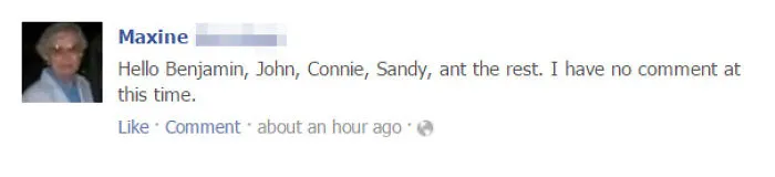My 95-Year-Old Grandma Updating Facebook