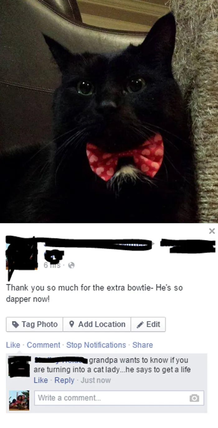 I For One Enjoy Facebook Interactions With My Grandma