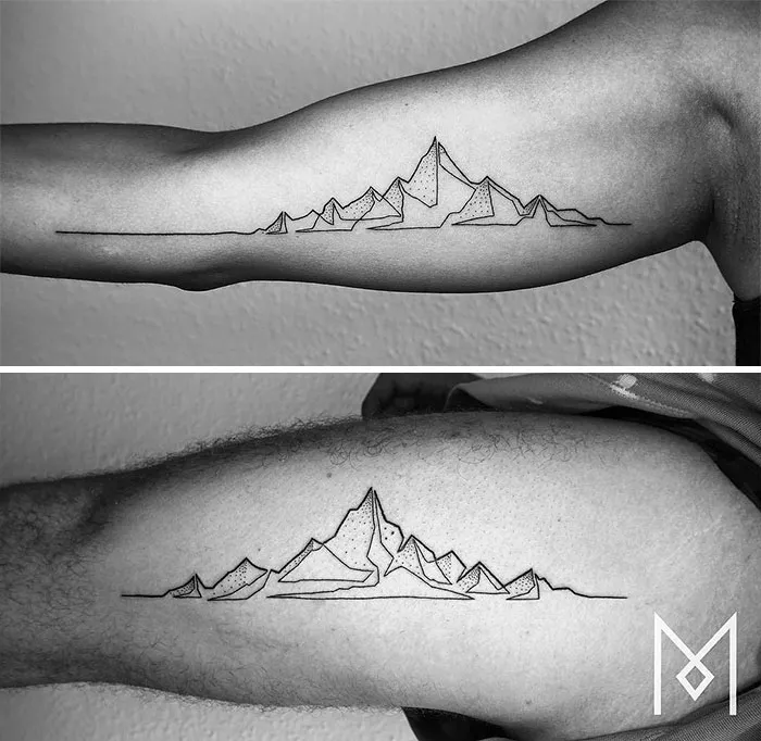 10+ Incredible Tattoos Created Using A Single Continuous Line By Mo Ganji