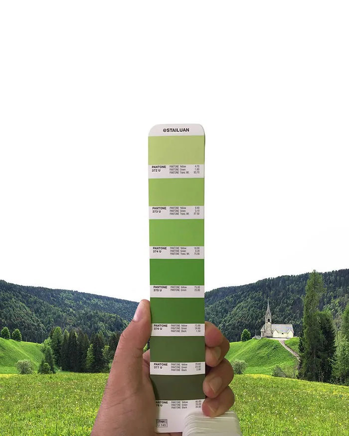 Italian Graphic Designer Finds Pantone Colors In Natural Landscapes And Cities