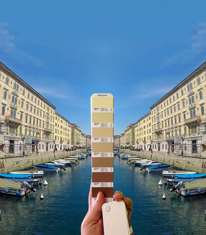Este diseñador gráfico italiano encuentra colores Pantone en paisajes naturales y urbanos