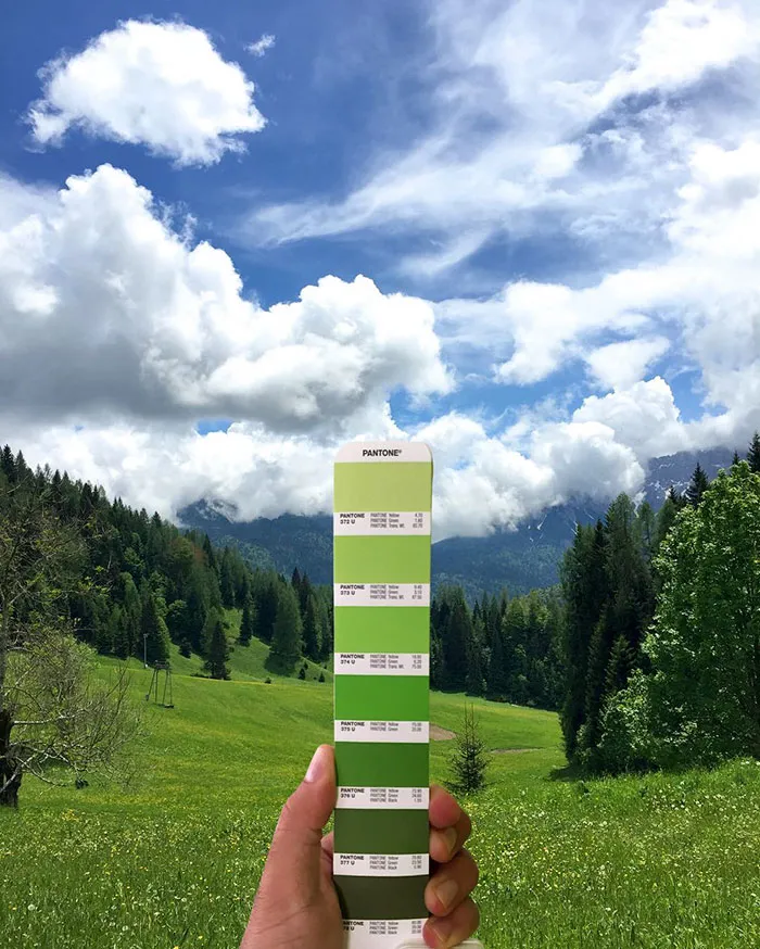 Italian Graphic Designer Finds Pantone Colors In Natural Landscapes And Cities