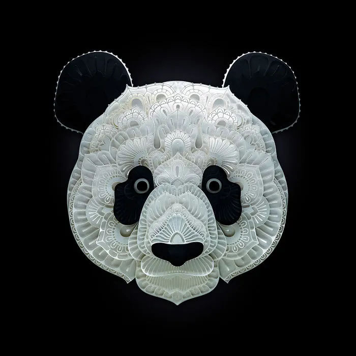 The Artist's Intricate Paper Sculptures Highlight The Status Of Species Threatened With Extinction