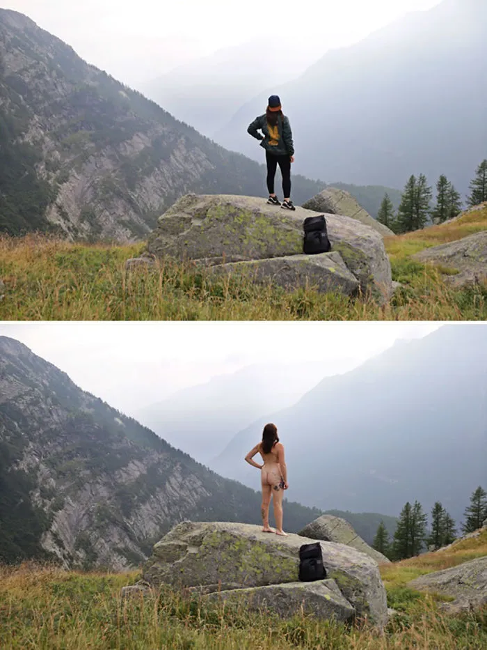Esta fotógrafa alemana retrata a personas reales haciendo sus tareas sin ropa, y explica por qué (NSFW)