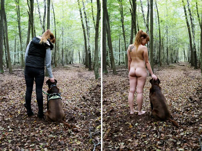 Esta fotógrafa alemana retrata a personas reales haciendo sus tareas sin ropa, y explica por qué (NSFW)