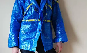 People Are Now Making Clothes Out Of 99-Cent IKEA Bags, And They Look More In The $23 Range