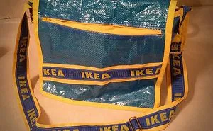 People Are Now Making Clothes Out Of 99-Cent IKEA Bags, And They Look More In The $23 Range