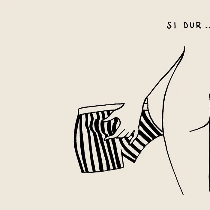 Estas ilustraciones NSFW creadas por un artista anónimo parisino demuestran como unas pocas líneas pueden disparar la imaginación
