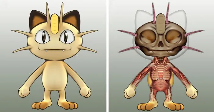 I Make Pokémon Anatomy Gifs To Help Kids Interested In Biology