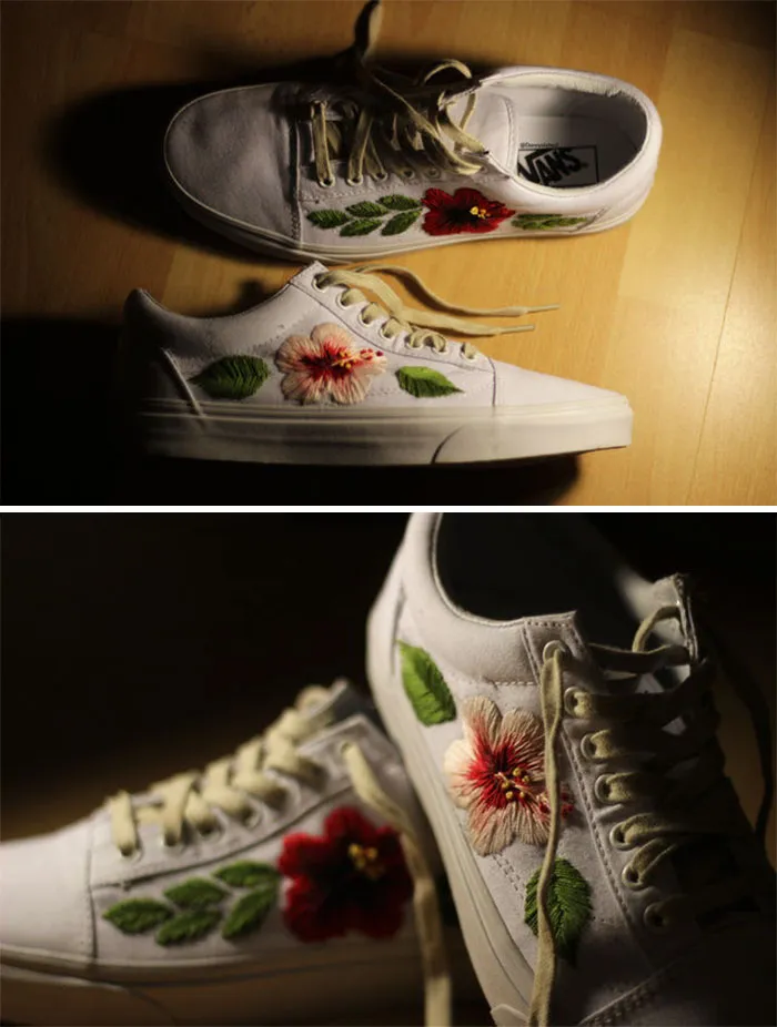 I Can't Afford Gucci Aces So I DIY'd A Pair Of Vans