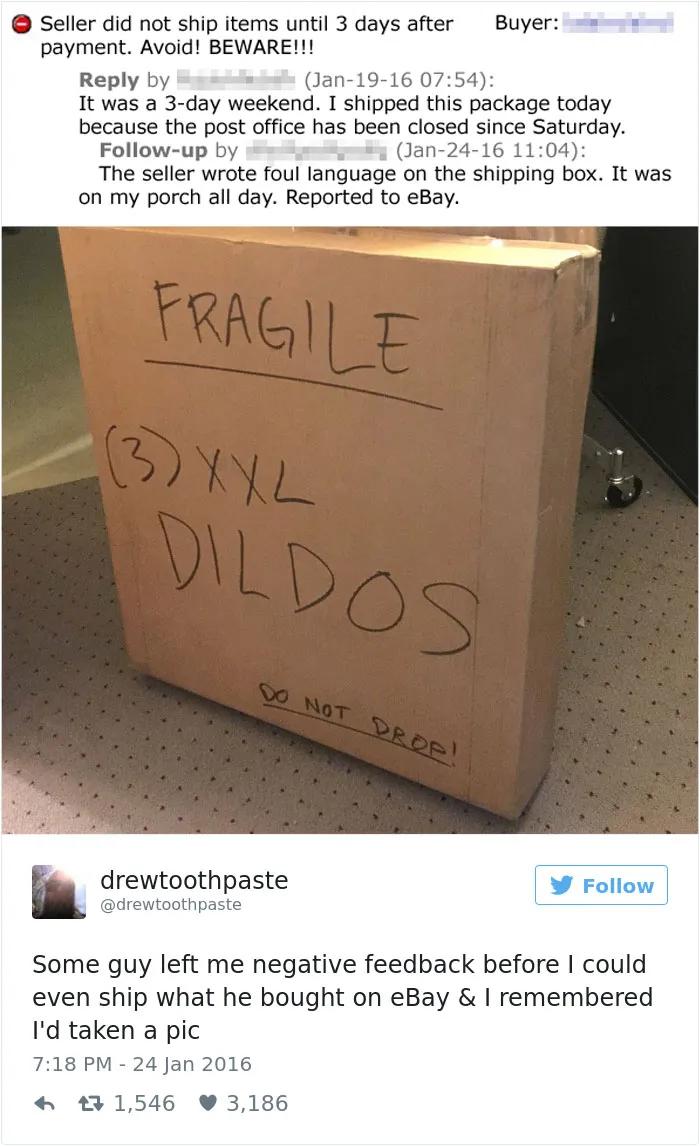 Ebay Revenge