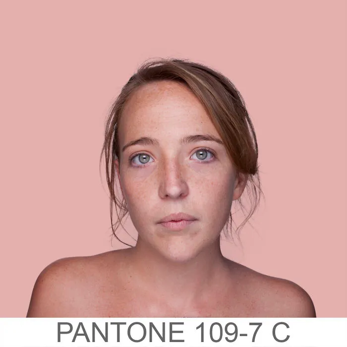 Esta fotógrafa intenta retratar cada tono de piel para un proyecto Pantone humano
