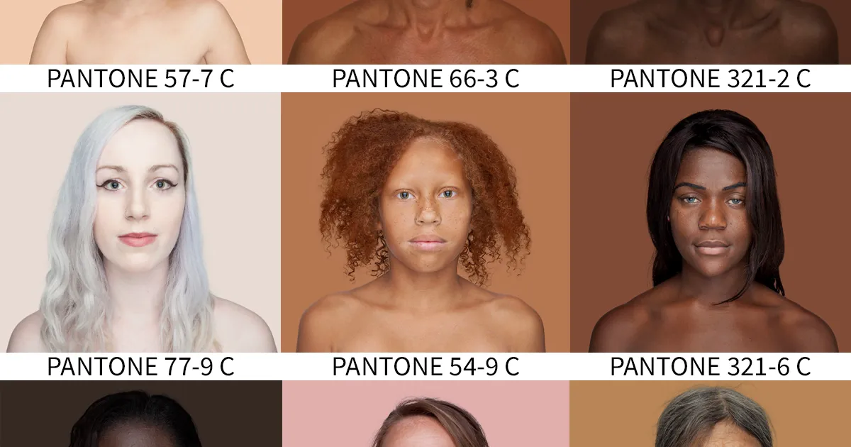 Esta fotógrafa intenta retratar cada tono de piel para un proyecto Pantone humano