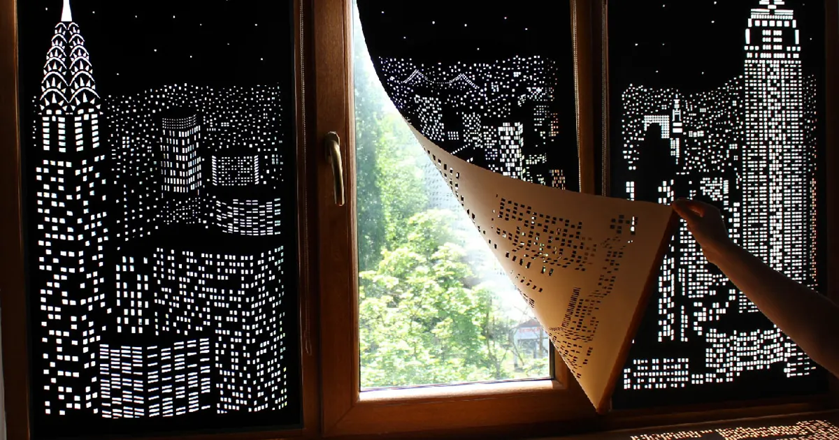 Con estas cortinas opacas te parecerá vivir en un ático sobre una gran ciudad
