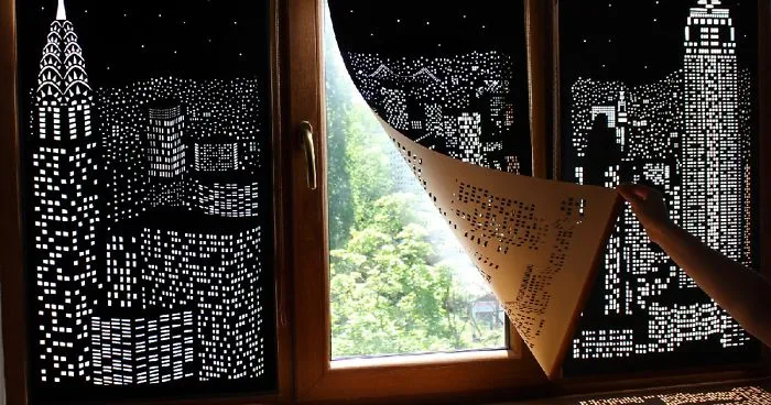 Blackout Curtains That Will Make You Feel Like You're Living In A Penthouse Above A Large City