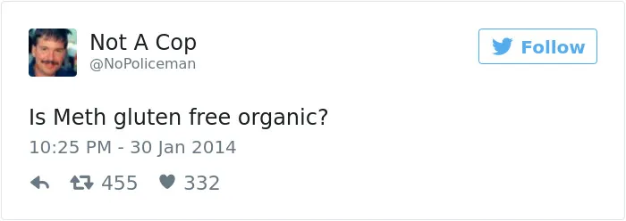 This Twitter Account Is Definitely Not Run By A Cop, And It's Hilarious