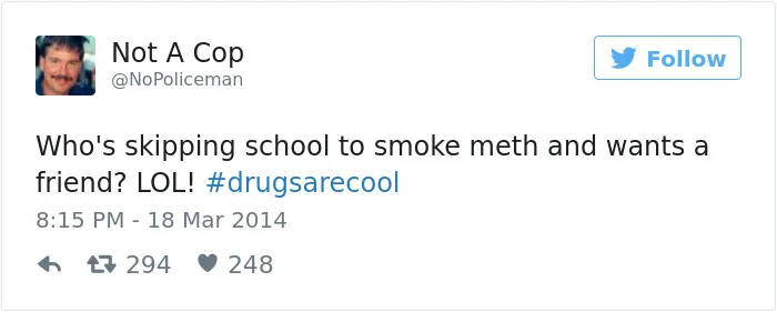 This Twitter Account Is Definitely Not Run By A Cop, And It's Hilarious
