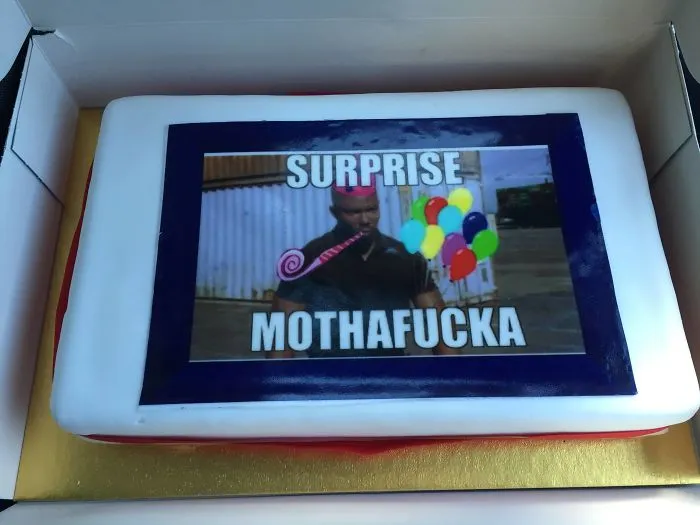 Mi marido no quería tarta de cumpleaños