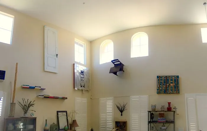 For The Past Two Years, Anything Sitting In Our Garage That The Wife Says We Can't Get Rid Of, I've Hung As "Art" In Our Otherwise Useless Front Room