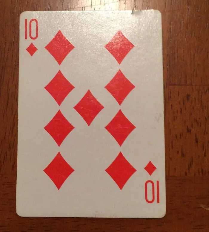 This 10 Of Diamonds Only Has 9 Diamonds
