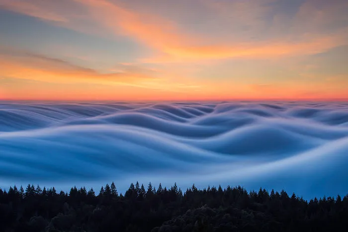 Fog That Look Like Ocean Waves