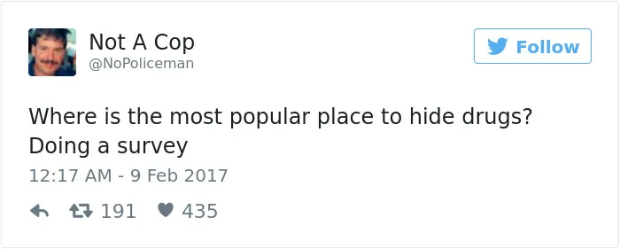 This Twitter Account Is Definitely Not Run By A Cop, And It's Hilarious