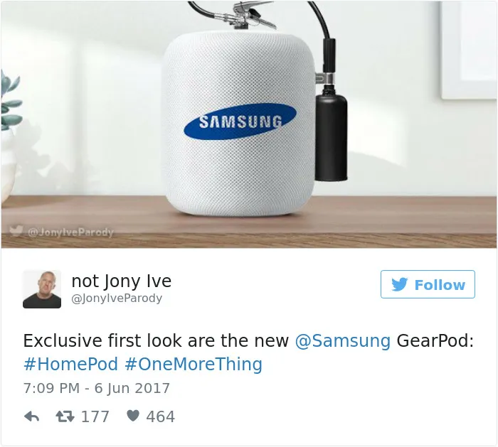 21 Of The Funniest Reactions To Apple's New Home Speaker Design