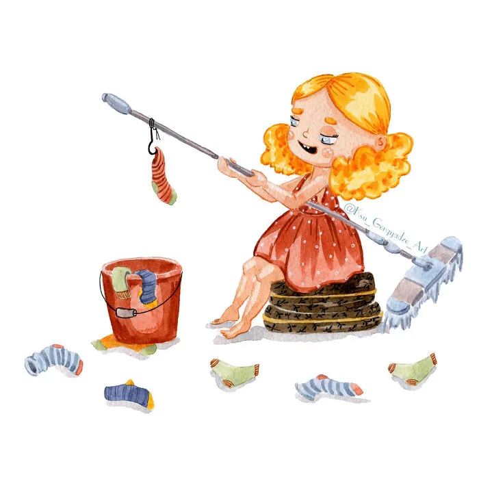 My 3-Year-Old Daughter Never Lets Me Get Bored So I Started Illustrating Our Life