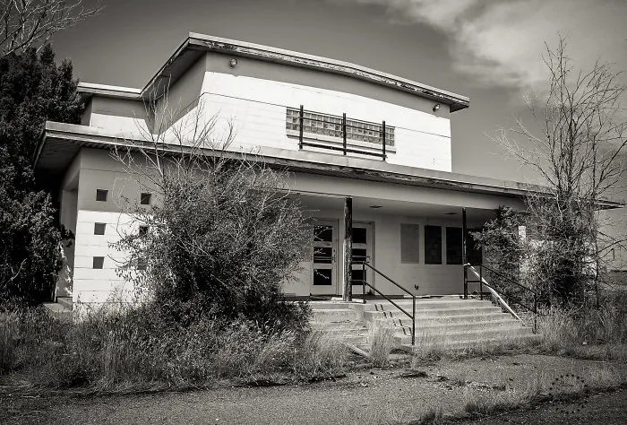 Well Preserved Move Theater In An Abandoned Cold War Afb