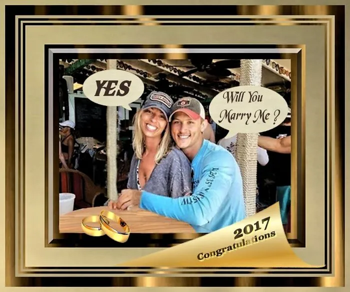 Couple Asks Internet To Photoshop Out Shirtless Guy From Engagement Photo, Regrets It Immediately