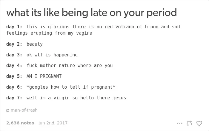 105 Painfully Hilarious Posts About Periods That Only Women Will Understand