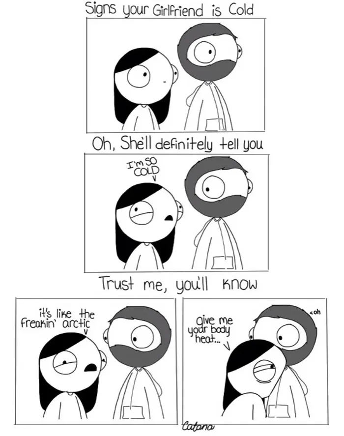 Girlfriend Secretly Illustrates Everyday Life With Her Bf, He Uploads Comics Online And They Go Viral (New Pics)