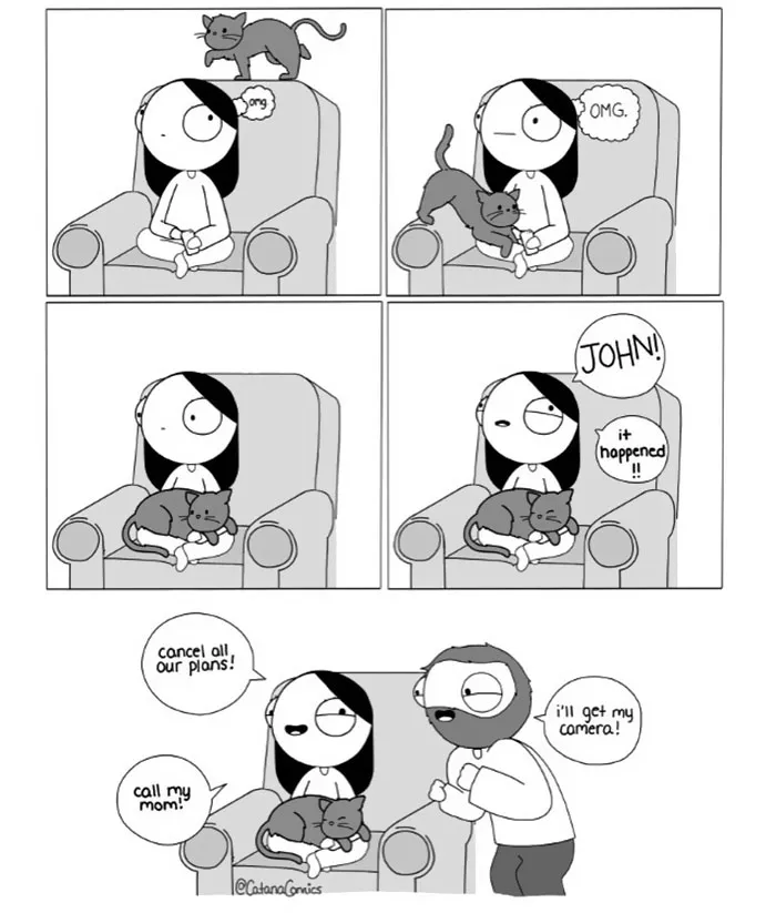 Girlfriend Secretly Illustrates Everyday Life With Her Bf, He Uploads Comics Online And They Go Viral (New Pics)