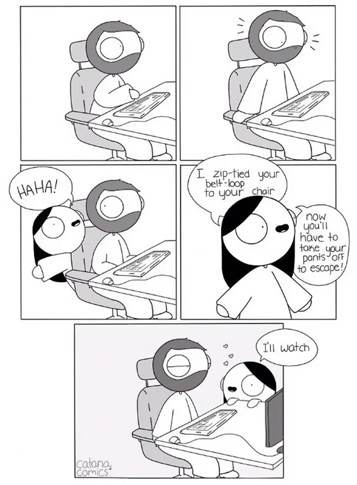 Girlfriend Secretly Illustrates Everyday Life With Her Bf, He Uploads Comics Online And They Go Viral (New Pics)