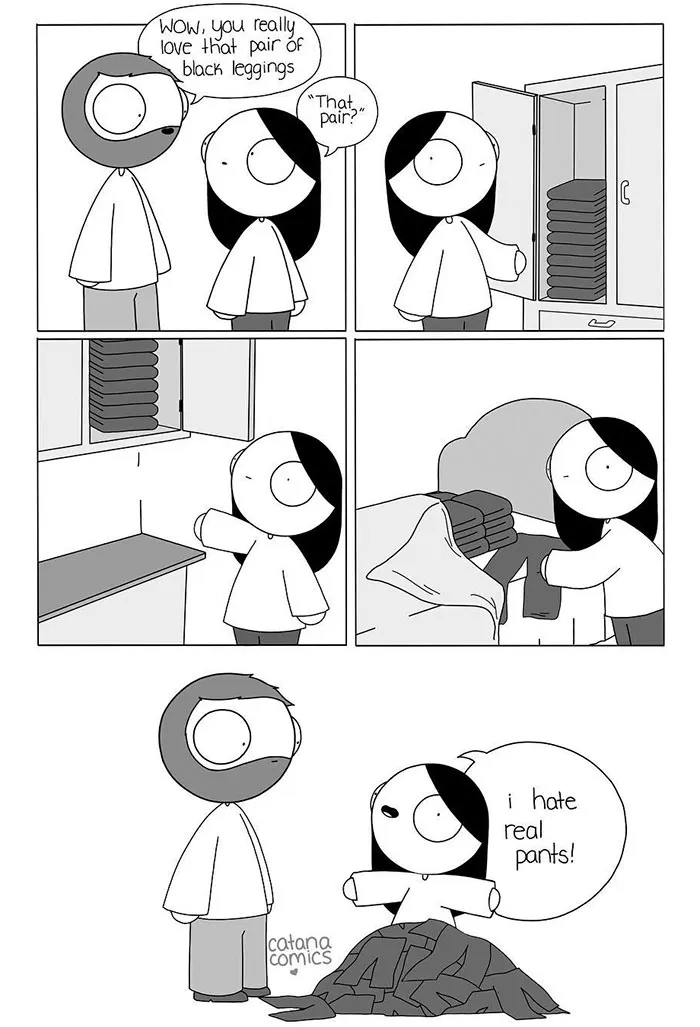 Girlfriend Secretly Illustrates Everyday Life With Her Bf, He Uploads Comics Online And They Go Viral (New Pics)