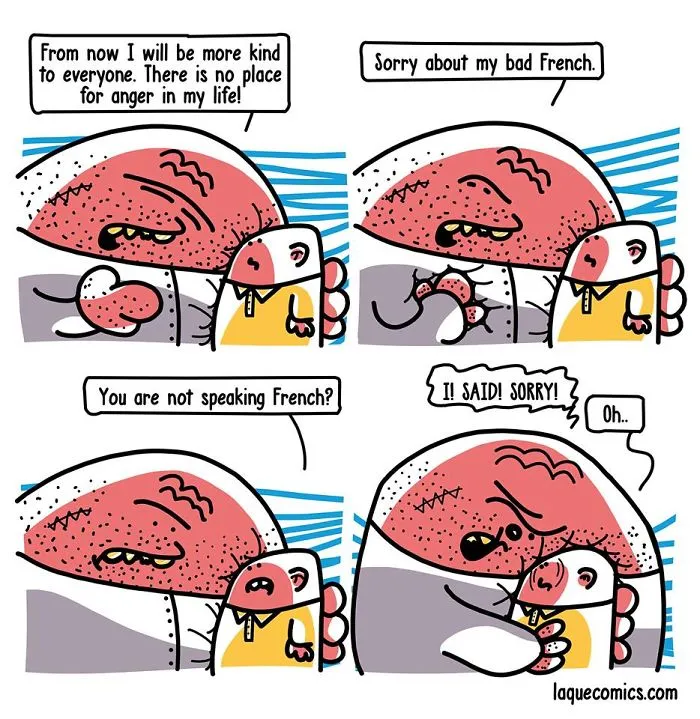36 Comics Of 'Laqué' That I've Started To Draw Recently As A Webcomic Project