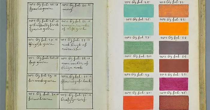 271 Years Before Pantone, One Man Painted Every Color Imaginable In An 800-Page Book