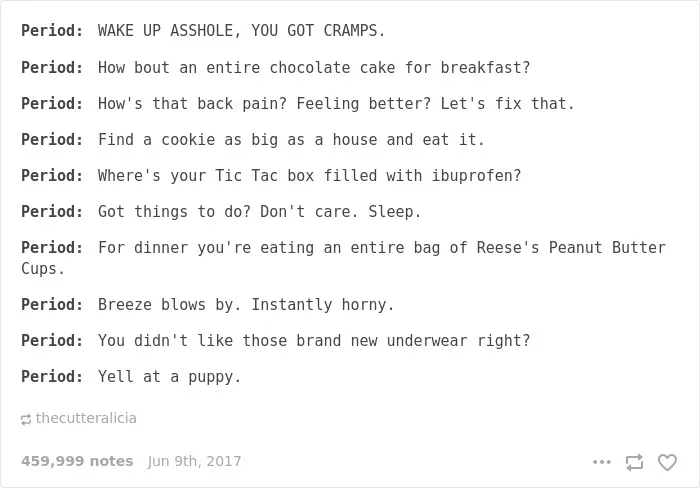 105 Painfully Hilarious Posts About Periods That Only Women Will Understand