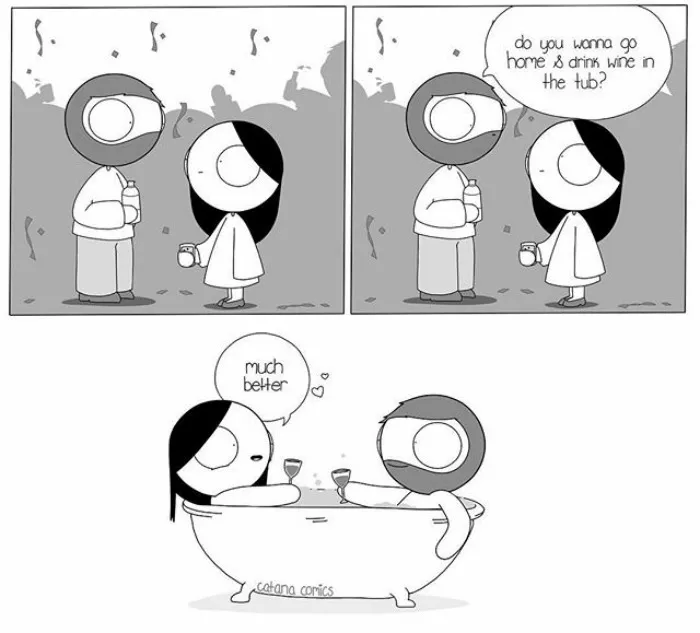 Girlfriend Secretly Illustrates Everyday Life With Her Bf, He Uploads Comics Online And They Go Viral (New Pics)