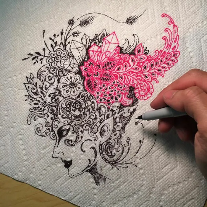 This Cambodian Artist Is Taking Doodling To Another Level