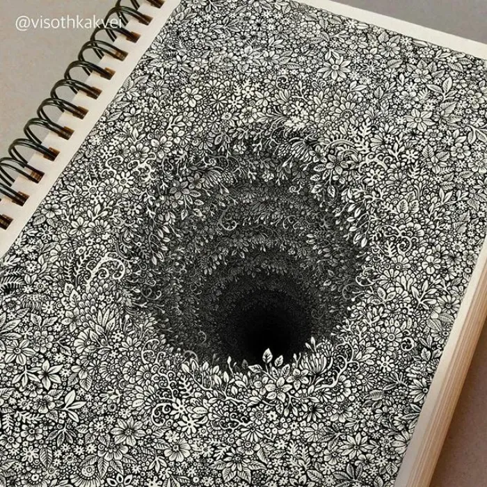Este artista camboyano lleva el hacer dibujitos a otro nivel