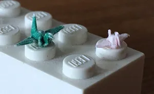 I Make Incredibly Tiny Origami Cranes That Take Me Around 45 Minutes Each