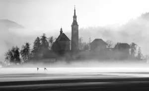 I Photographed Lake Bled When It Was Frozen (And Saw White Walkers)