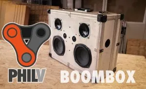 I Made A Cheap Portable Bluetooth Boombox From Used Speakers And An Old Suitcase