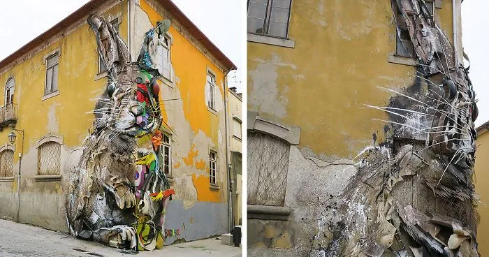 Artist Turns Trash Into Animals To Remind Us About Pollution