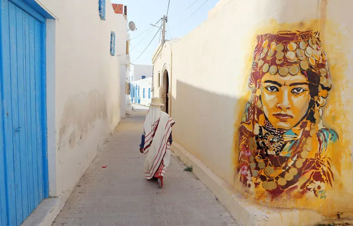 150 Artists Turn The Streets Of Tunisian Village Into Piece Of Art