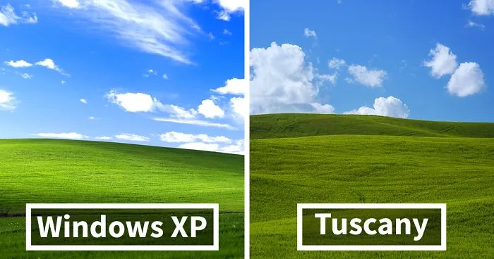 I Photographed Tuscany And It Looks Like The Classic Windows XP Wallpaper